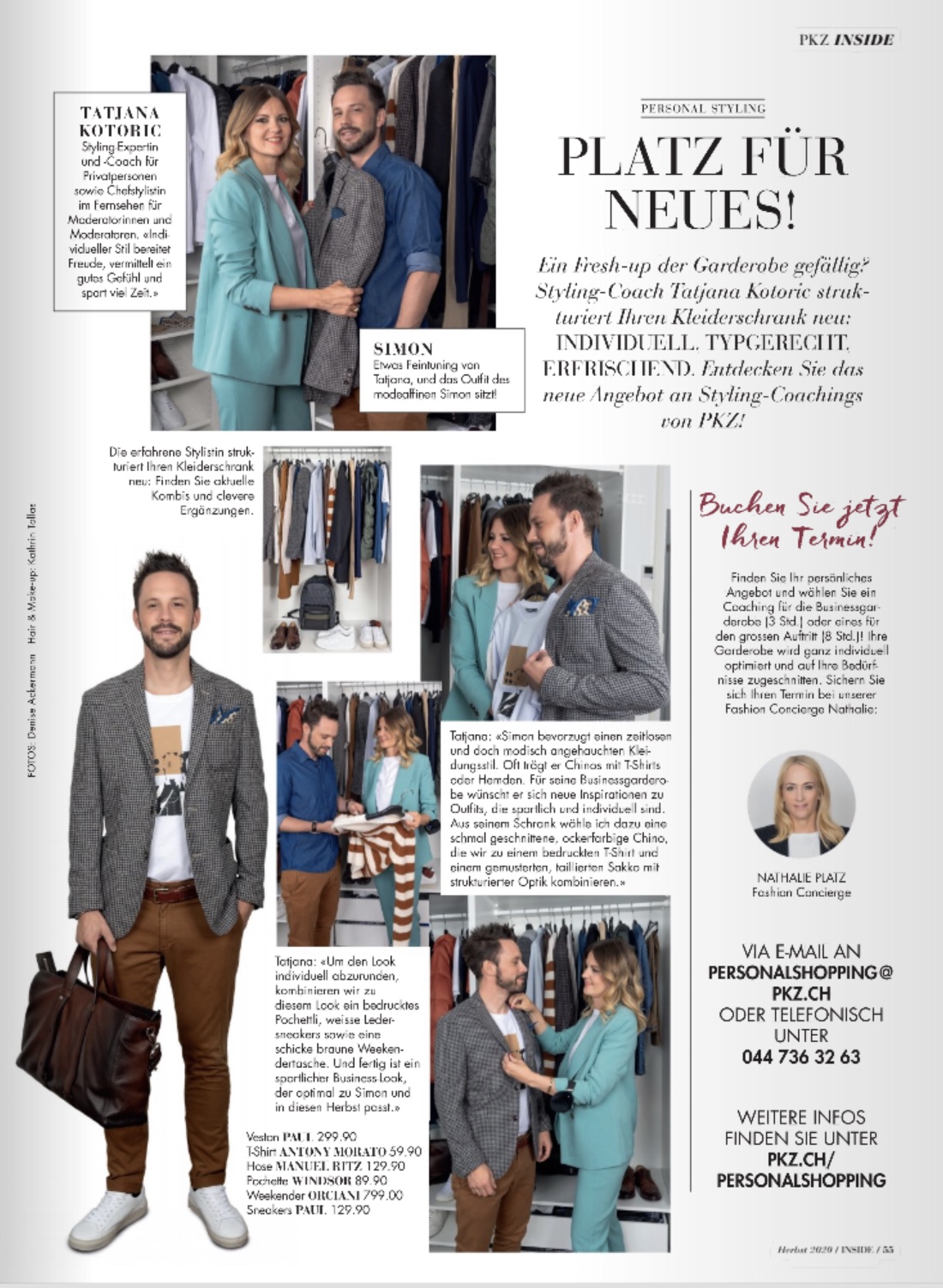 PKZ Inside Platz für Neues